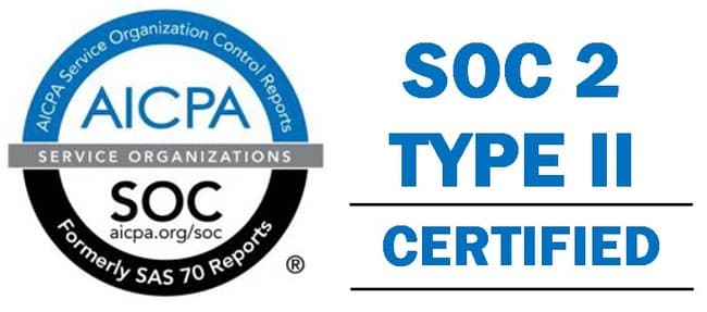 SOC 2 Type II Certified
